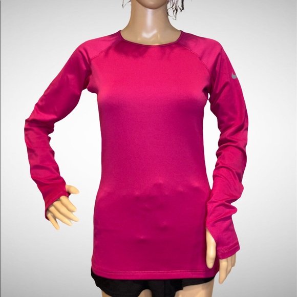 Nike Tops - Nike Pro Hyperwarm DriFit Training Shirt Small VGC